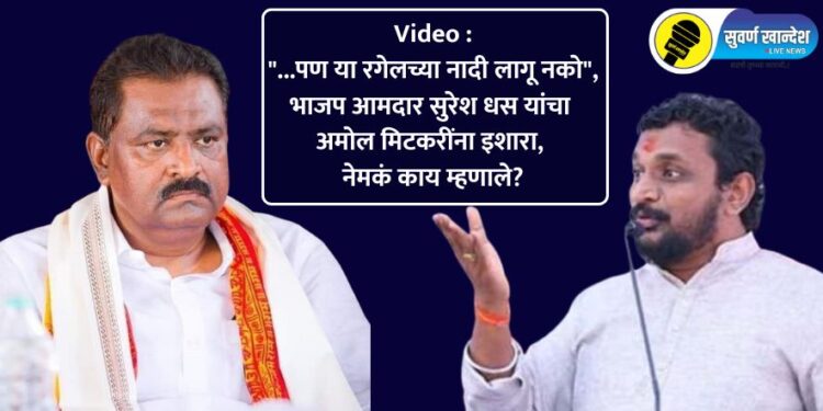 Video : “…..पण या रगेलच्या नादी लागू नको”, भाजप आमदार सुरेश धस यांचा अमोल मिटकरींना इशारा, नेमकं काय म्हणाले?