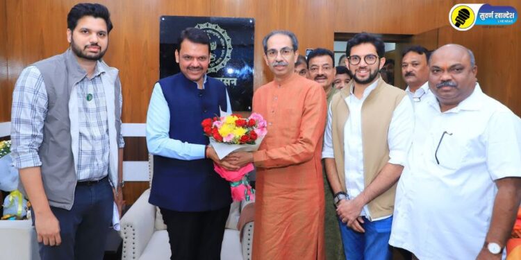uddhav thackeray met devendra fadnavis