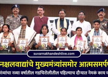 11 नक्षलवाद्यांचे मुख्यमंत्र्यांसमोर आत्मसमर्पण; मुख्यमंत्र्यांचा नव्या वर्षातील गडचिरोलीतील पहिल्याच दौऱ्यात नेमकं काय घडलं?