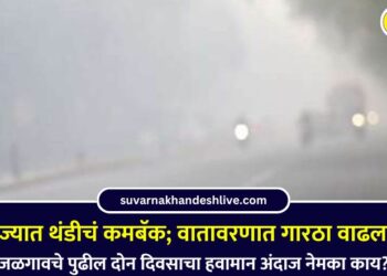 राज्यात थंडीचं कमबॅक; वातावरणात गारठा वाढला; जळगावचे पुढील दोन दिवसाचा हवामान अंदाज नेमका काय?