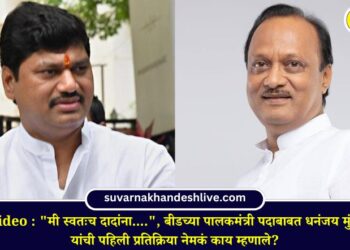 Video : “मी स्वतःच दादांना….”, बीडच्या पालकमंत्री पदाबाबत धनंजय मुंडे यांची पहिली प्रतिक्रिया नेमकं काय म्हणाले?