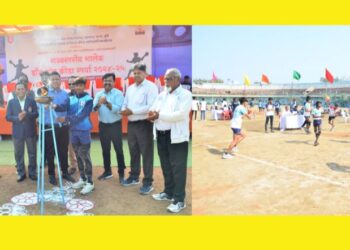 State-level school dodgeball competition begins with enthusiasm today