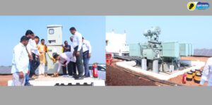5 MW solar power project inaugurated by MLA Kishor Patil at Lasgaon in Pachora taluka