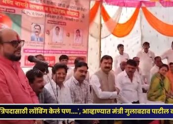 minister gulabrao patil in avhane