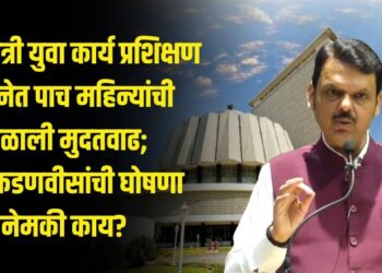 मुख्यमंत्री युवा कार्य प्रशिक्षण योजनेत पाच महिन्यांची मिळाली मुदतवाढ;  देवेंद्र फडणवीसांची घोषणा नेमकी काय?