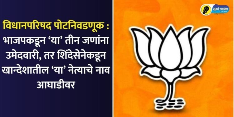 Bjp Central Election Committee announced list of candidates for by-elections of Maharashtra Legislative Council
