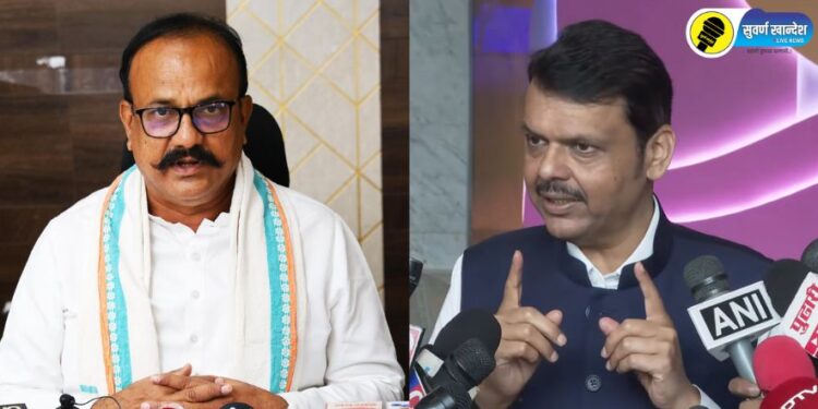 congress state president harshwardhan sapkal criticize cm devendra fadnavis