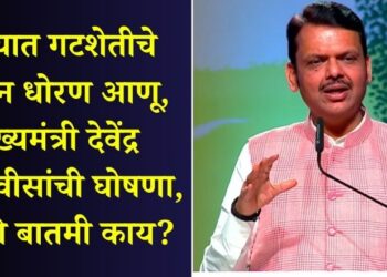राज्यात गटशेतीचे नवीन धोरण आणू, मुख्यमंत्री देवेंद्र फडणवीसांची घोषणा, नेमकी बातमी काय?