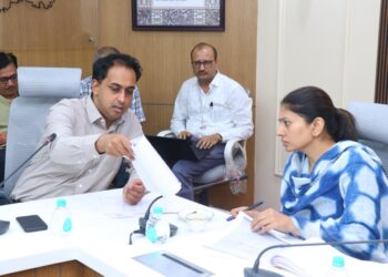 Review of 'Dharti Aaba Tribal Village Upliftment Mission' chaired by Union Minister of State Raksha Khadse