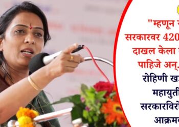 “म्हणून या सरकारवर 420 चा गुन्हा दाखल केला गेलाच पाहिजे अन्…”, रोहिणी खडसे महायुती सरकारविरोधात आक्रमक