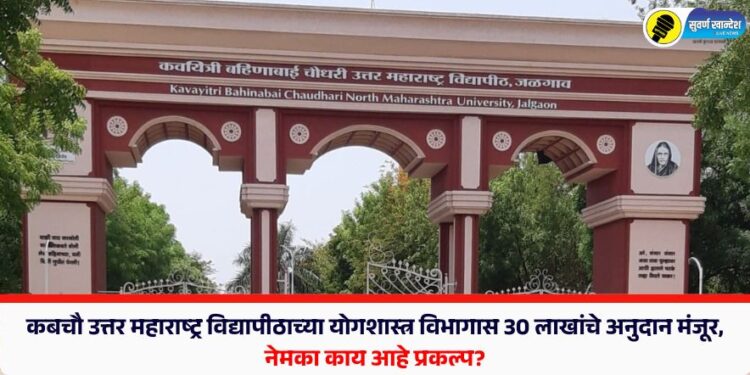 kbcnmu's Department of Yoga Science has been approved for a grant of Rs 30 lakhs know what exactly is the project