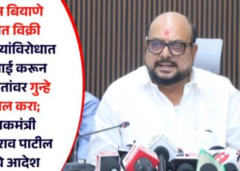 बोगस बियाणे व खत विक्री करणाऱ्यांविरोधात कारवाई करून संबंधितांवर गुन्हे दाखल करा; पालकमंत्र्यांचे आदेश