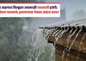 पाचोऱ्यासह जळगाव जिल्ह्यात अवकाळी पावसाची हजेरी; पुढील दोन दिवस पावसाचे; हवामानाचा नेमका अंदाज काय?