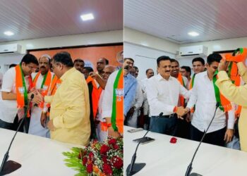 माजी खासदार वसंतराव मोरे यांच्या दोन्ही मुलांचा भाजपमध्ये प्रवेश, पारोळा-एरंडोलमध्ये राष्ट्रवादी काँग्रेस पक्षाला मोठा धक्का