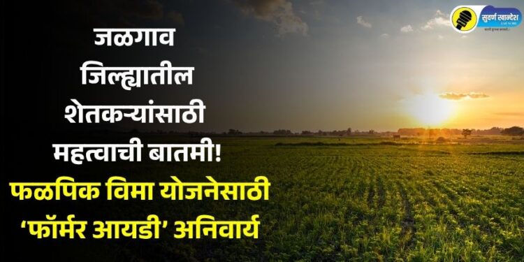 जळगाव जिल्ह्यातील शेतकऱ्यांसाठी महत्वाची बातमी! फळपिक विमा योजनेसाठी ‘फॉर्मर आयडी’ अनिवार्य