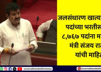 Recruitment of vacant posts in the Water Conservation Department accelerated; 8,767 posts approved – Information from Minister Sanjay Rathod