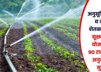 अनुसूचित जाती व जमाती शेतकऱ्यांसाठी सूक्ष्म सिंचन योजनांतर्गत 90 टक्क्यांपर्यंत अनुदानाची सुविधा