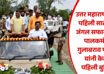 उत्तर महाराष्ट्रातील पहिली सातपुडा जंगल सफारी सुरु; पालकमंत्री गुलाबराव पाटील यांनी केली पहिली बुकिंग