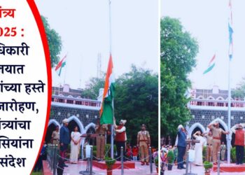 स्वातंत्र्य दिन 2025 : जिल्हाधिकारी कार्यालयात पालकमंत्र्यांच्या हस्ते मुख्य ध्वजारोहण, पालकमंत्र्यांचा जिल्हावासियांना विशेष संदेश