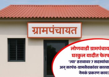 लोणवाडी ग्रामपंचायतीत घरकुल यादीत फेरफार?  ‘त्या’ ठरावावर 7 सदस्यांचा आक्षेप अन् सरपंच-ग्रामसेवकांवर कारवाईची मागणी, नेमकं प्रकरण काय?