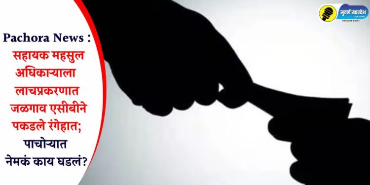 Pachora News : सहायक महसुल अधिकाऱ्याला लाचप्रकरणात जळगाव एसीबीने पकडले रंगेहात; पाचोऱ्यात नेमकं काय घडलं?