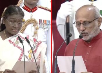 Video | सी. पी. राधाकृष्णन यांनी उपराष्ट्रपती पदाची घेतली शपथ, पहा व्हिडिओ…