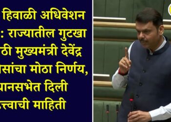 Nagpur Winter Session 2025: Chief Minister Devendra Fadnavis' big decision to ban gutkha in the state, important information given in the Assembly
