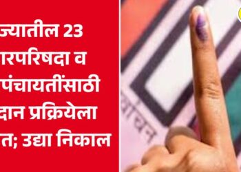 राज्यातील 23 नगरपरिषदा व नगरपंचायतींसाठी मतदान प्रक्रियेला सुरूवात; उद्या निकाल