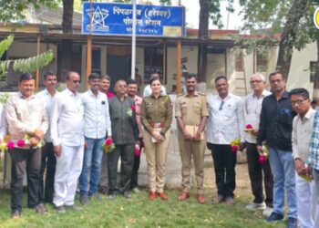 पत्रकार दिनानिमित्त पिंपळगाव हरेश्वर पोलीस स्टेशनच्यावतीने पत्रकारांचा सन्मान सोहळा संपन्न