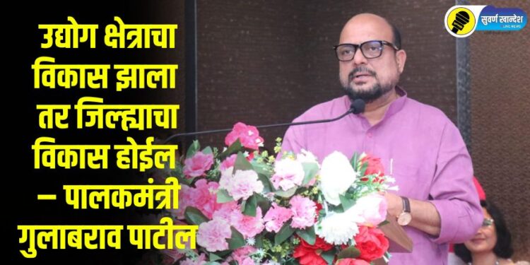 उद्योग क्षेत्राचा विकास झाला तर जिल्ह्याचा विकास होईल – पालकमंत्री गुलाबराव पाटील