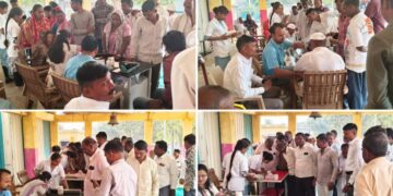 आरडी फाउंडेशन आणि शकुंतलाई मल्टीस्पेशालिटी हॉस्पिटल यांच्या संयुक्त विद्यमाने आयोजित मोफत आरोग्य तपासणी शिबिर