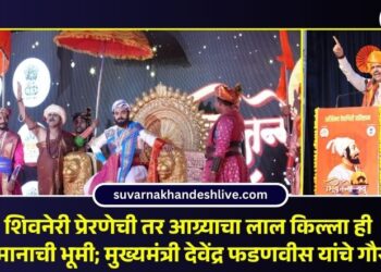 शिवनेरी प्रेरणेची तर आग्र्याचा लाल किल्ला ही स्वाभिमानाची भूमी; मुख्यमंत्री देवेंद्र फडणवीस यांचे गौरवोद्गार