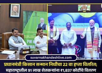 VIDEO | प्रधानमंत्री किसान सन्मान निधीचा 22 वा हप्ता वितरित; महाराष्ट्रातील 91 लाख शेतकऱ्यांना ₹1,837 कोटींचे वितरण