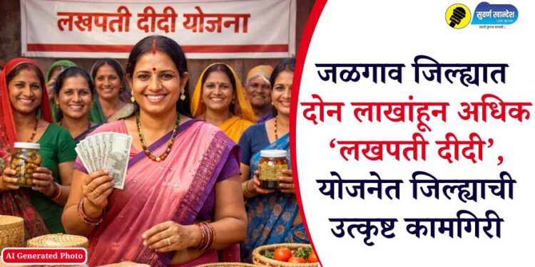 जळगाव जिल्ह्यात दोन लाखांहून अधिक ‘लखपती दीदी’, योजनेत जिल्ह्याची उत्कृष्ट कामगिरी