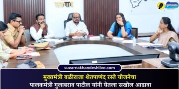 मुख्यमंत्री बळीराजा शेतपाणंद रस्ते योजनेचा पालकमंत्री गुलाबराव पाटील यांनी घेतला सखोल आढावा