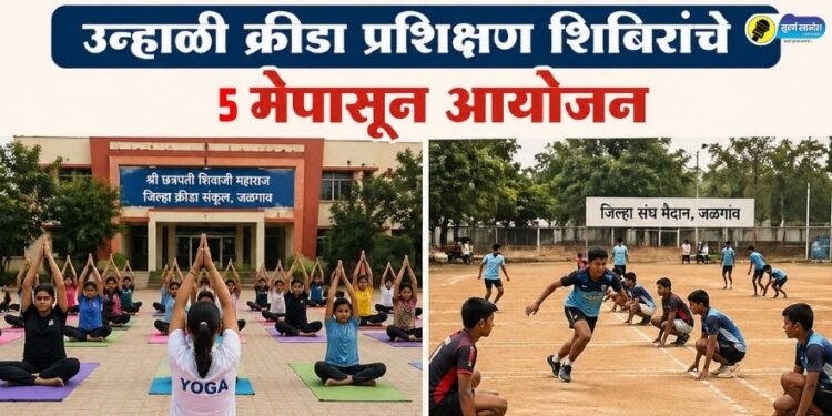 जळगावात उन्हाळी क्रीडा प्रशिक्षण शिबिरांचे 5 मेपासून आयोजन; राज्य क्रीडा मार्गदर्शकांच्या मार्गदर्शनाखाली खेळाडूंना विनामूल्य प्रशिक्षण