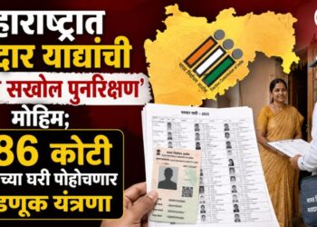 महाराष्ट्रात मतदार याद्यांची ‘विशेष सखोल पुनरिक्षण’ मोहिम; 9.86 कोटी मतदारांच्या घरी पोहोचणार निवडणूक यंत्रणा