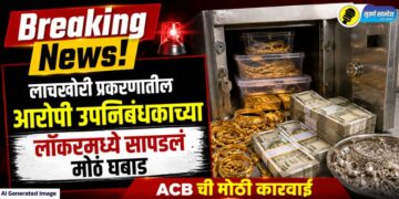 Breaking News! लाचखोरी प्रकरणातील आरोपी उपनिबंधकाच्या लॉकरमध्ये सापडलं मोठं घबाड; जळगाव ACB ची मोठी कारवाई
