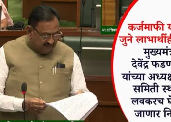 कर्जमाफी योजनेत जुने लाभार्थीही येणार? मुख्यमंत्री देवेंद्र फडणवीस यांच्या अध्यक्षतेखाली समिती स्थापन; लवकरच घेतला जाणार निर्णय