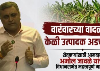 VIDEO | ‘वारंवारच्या वादळांमुळे केळी उत्पादक अडचणीत!’ शेतकऱ्यांसाठी आमदार अमोल जावळे यांची विधानसभेत महत्त्वपुर्ण मागणी