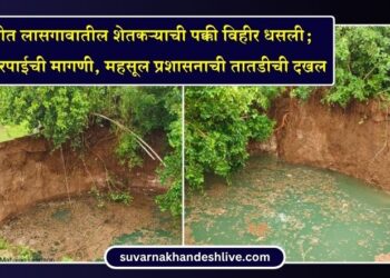 VIDEO | अतिवृष्टीत लासगावातील शेतकऱ्याची पक्की विहीर धसली; नुकसानभरपाईची मागणी, महसूल प्रशासनाची तातडीची दखल