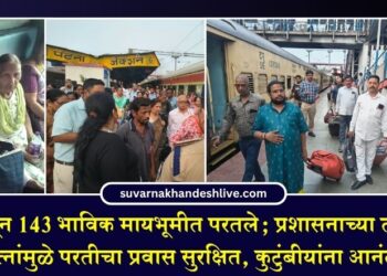 नेपाळमधून 143 भाविक मायभूमीत परतले; प्रशासनाच्या तातडीच्या प्रयत्नांमुळे परतीचा प्रवास सुरक्षित, कुटुंबीयांना आनंदाश्रू