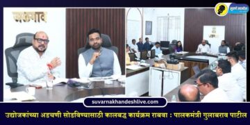 उद्योजकांच्या अडचणी सोडविण्यासाठी कालबद्ध कार्यक्रम राबवा : पालकमंत्री गुलाबराव पाटील