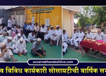लासगाव विविध कार्यकारी सोसायटीची वार्षिक सभा संपन्न