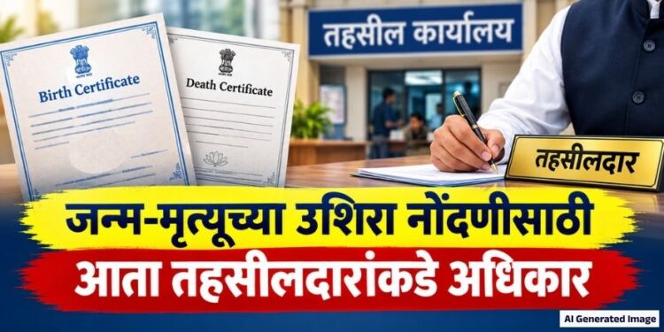 जन्म-मृत्यूच्या उशिरा नोंदणीसाठी आता तहसीलदारांकडे अधिकार, नेमकी बातमी काय?