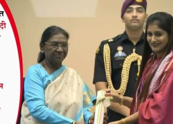 नवी दिल्लीत राष्ट्रपती द्रौपदी मुर्मू यांच्या हस्ते कुंदा बच्छाव यांच्यासह महाराष्ट्रातील 9 गुणवंत शिक्षकांचा सन्मान