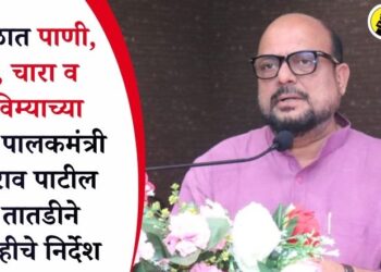 दुष्काळात पाणी, वीज, चारा व पीकविम्याच्या प्रश्नांवर पालकमंत्री गुलाबराव पाटील यांचे तातडीने कार्यवाहीचे निर्देश